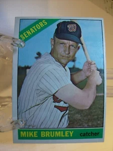 1966 Topps Baseball #29 - Mike Brumley - Washington Senators  66-030 - Picture 1 of 2