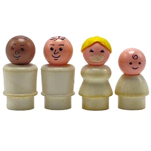 Vintage Fisher Price Little People Ospedale Dottore Biondo Infermiere AA Medico Bambino - Foto 1 di 3