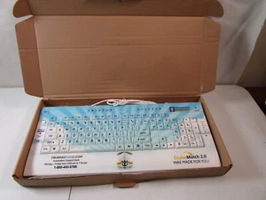 RARE NOS Aqua (Royal Caribbean International) Keyboard USB Computer PC 2000s - Picture 1 of 10