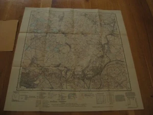 Old Measuring Table Sheet Saxony No. 4848 Klotzsche from 1934 Hermsdorf Boxdorf - Picture 1 of 8
