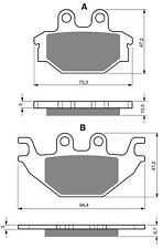 Brake Disc Pads Goldfren K1 Front Right For Benelli BX Enduro 505 2008 - 2010