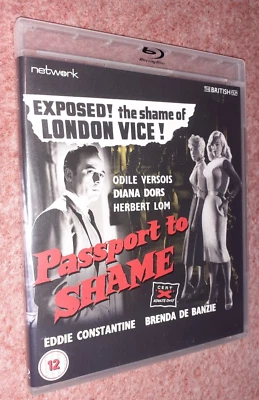 Passport to Shame (1958) Rare UK Blu-ray, Odile Versois, Herbert Lom, Diana Dors - Image 1 of 3