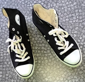 Criss Cross Sneaker Sportschuh Unisex Gr. 46 schwarz Textil - Bild 1 von 5