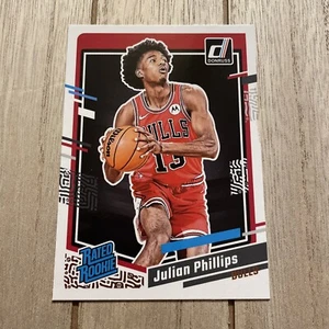 2023-24 Donruss Rated Rookie #227 Julian Phillips Chicago Bulls Basketball Card - Bild 1 von 2