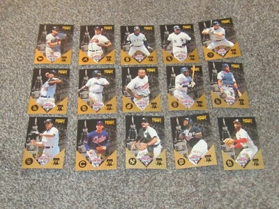 1996 Pinnacle All-Star Fanfest 30 Card Set Ripken Griffey Thomas Ryan Gwynn Nomo - Image 1 of 2