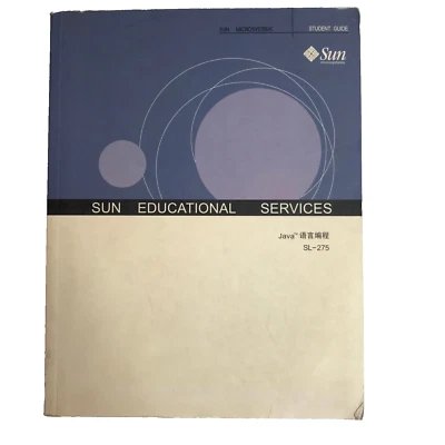 Sun Educational Services 2002 Book ( Java ) SL-275 Chinese Edition - Image 1 of 4