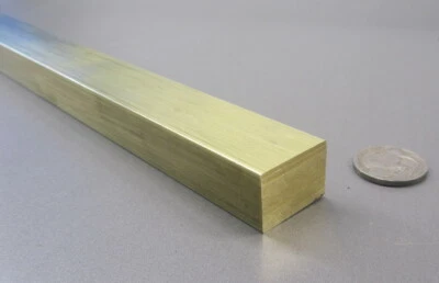 Barra plana de latón 360 5/8" de grosor x 7/8" de ancho x 72,0" de largo Foto 1 de 4