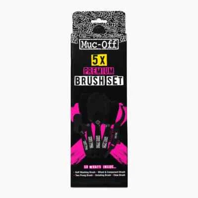Muc Off 5x Premium Detailing Brushes Motorcycle Motorbike Cleaning Brush Set - Image 1 of 2