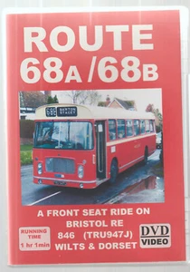 Virtual Bus Ride Route 68A/68B Wilts & Dorset (DVD) Bus Transport DVD ~BristolRE - Picture 1 of 3