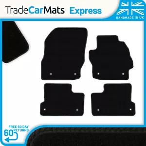 Tailored Carpet Car Floor Mats for Mazda 3 Mk2 8 Mat Clips 2008-2013 - Picture 1 of 3