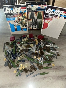 350 Vintage Hasbro GI Joe Cobra Vehicle Battle Gear Accessory Pack Lot Weapons - Picture 1 of 16