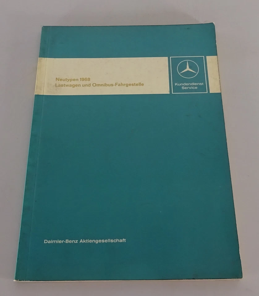 Manuale Di Officina Introduzione Mercedes Camion / Autobus Del 12/1968 - Immagine 1 di 3
