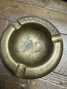 WW2 Navy Ship Ashtray Heavy  USS BRIAREUS  US navy - Picture 1 of 5