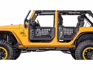 Body Armor Complete Set of 4 Tube Trail Doors Fits Jeep JK Unlimited 4dr 07-18 - Picture 1 of 6
