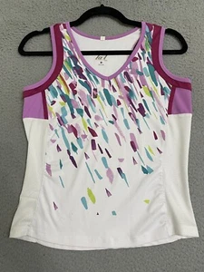 Tail Women's XS Racerback Golf Tennis Athletic Tank Top Athleticwear Lilac Teal - Picture 1 of 6