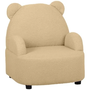 AIYAPLAY Kids Armchair, Bear Shaped Toddler Chair for Bedroom - Khaki - Picture 1 of 11