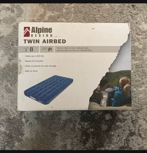 NEW Alpine Design Twin Air bed - Indoor/outdoor repair Kit Included  75"x39"x5" - Picture 1 of 6