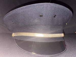 Vintage Original Police Dress Cap Memorabilia Hat Navy Blue Uniform Size S: 7 - Picture 1 of 7