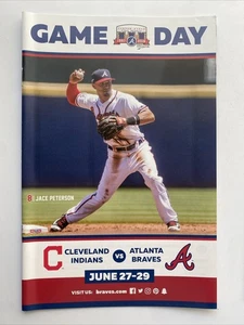 JACE PETERSON Atlanta Braves Baseball 2016 Gameday Program SGA Turner Field CLE - Picture 1 of 2
