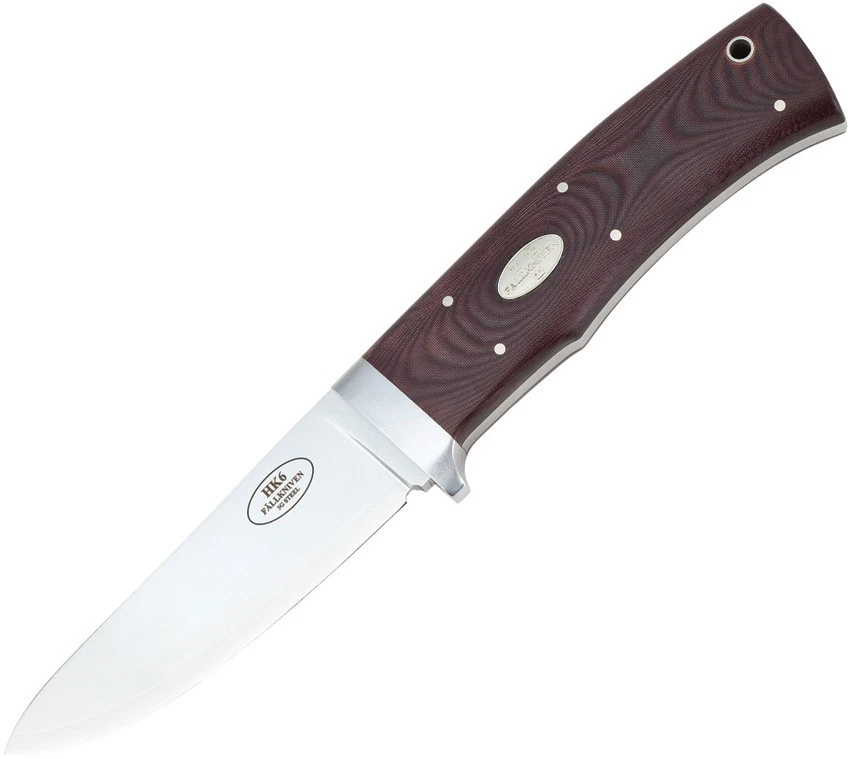 Fallkniven Hunter's Knife Maroon Mic HK6L 3" CPM-3V Micarta Fixed - Image 1 of 1