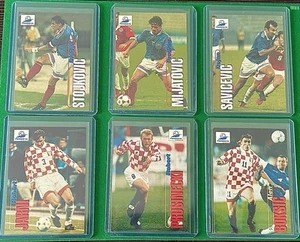 Panini FIFA World Cup France 98 Trading Card LOT x6 Croatia Yugoslavia Serbia WM - Bild 1 von 2