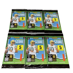 (6) 2025 Score Football 5 Card Packs-Factory Sealed****Free Shipping**** - Picture 1 of 4