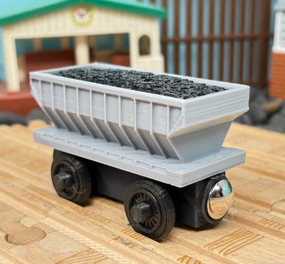 Wooden Railway  Hopper Train Custom Made for Thomas and Friends,  Brio - Image 1 of 4