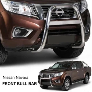 Bull Bar A Bar passend für Nissan Navara D23 / NP300 2016+ Edelstahl EU UK ZUGELASSEN - Bild 1 von 6