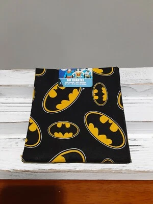 Eugene Textiles Batman Logo Fabric Fat Quarter, DC Comics, 18" X 21" - Image 1 of 2