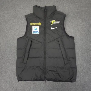 Sydney Thunder Vest Mens LARGE Blue Puffer gillet Full Zip Winter Nike Size L - Picture 1 of 10
