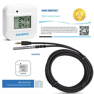 Inkbird Digitaler Bluetooth Data Logger Temperatur Feuchtigkeits Rekorder APP CF - Bild 1 von 8
