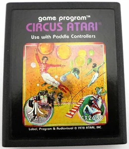 ATARI Circus Atari CX-2630 Video Game Cartridge ATARI 2600 - Picture 1 of 3