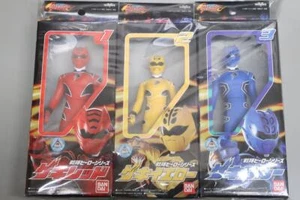 Power Rangers Jungle Fury Gekiranger Soft Vinyl Figure 3p Set BANDAI - Picture 1 of 8