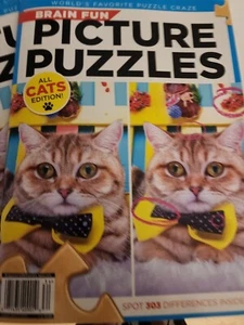 Brain Fun Picture Puzzles : All Cats! by Michèle Filon - Picture 1 of 1