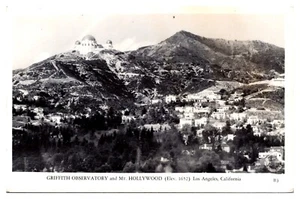 Observatorio Griffith RPPC y Mt. Postal de Hollywood, Los Ángeles, CA - Imagen 1 de 2