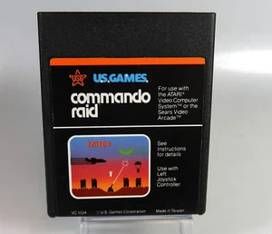 Atari 2600: COMMANDO RAID Cartridge - Tested & WORKS - Picture 1 of 3