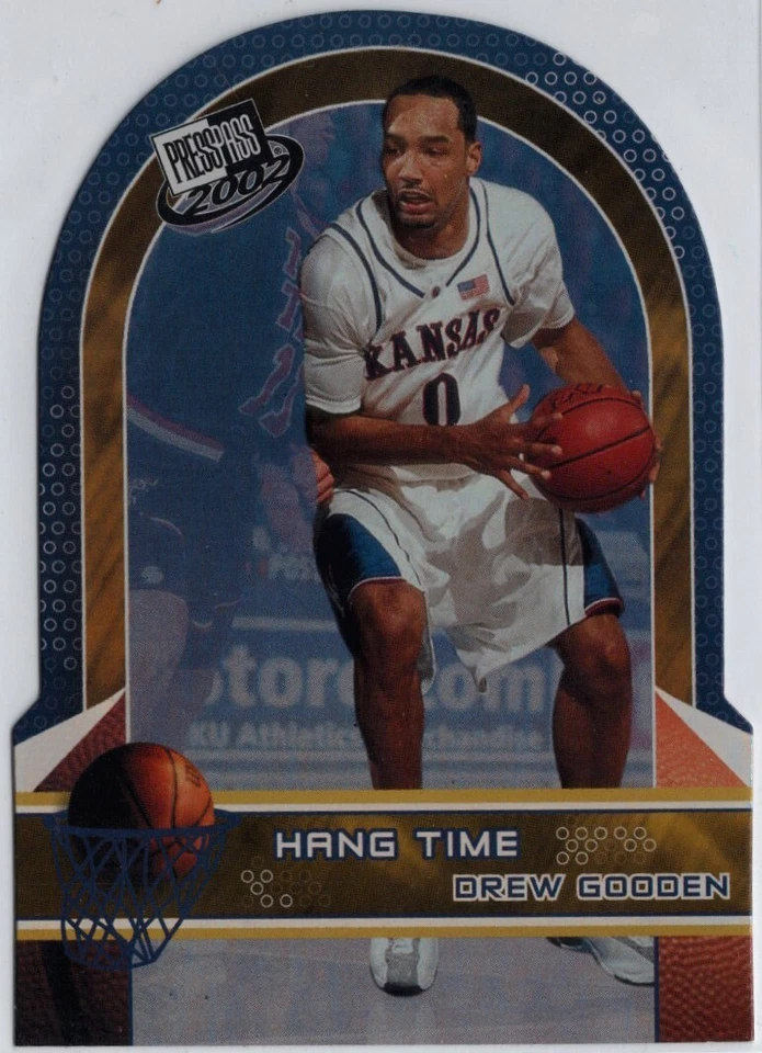 Tarjeta insertada Press Pass Hang Time Drew Gooden 2002 #HT5 Foto 1 de 1