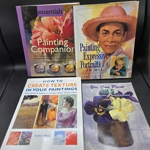 Lot of 4 Books on Oil Painting, Creating Texture, Portraits and Essential Skills - Bild 1 von 17