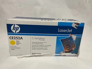 Genuine HP CE252A Yellow Toner Cartridge 504A - Picture 1 of 1