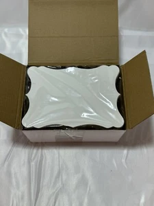 Blank Invitation Card White 200 Count 5x7 Thick Cardstock Wavy Edge Craft Art - Picture 1 of 7