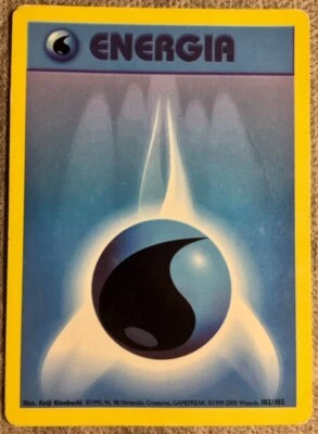 Energia Pokémon Base 102/102 card italiano 1999-2000 Wizards  perfetta I Edition - Immagine 1 di 2