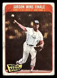 1965 Topps WORLD SERIES Game 7 Gibson Wins Finale #138 FR St. Louis Cardinals - Picture 1 of 2
