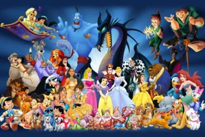 Affiche murale art intérieur chambre extérieur personnages Disney - AFFICHE 20x30 - Photo 1 sur 4