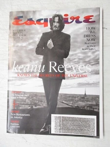 ESQUIRE MAGAZINE WINTER 2021 2022 KEANU REEVES NEW RESTAURANTS FASHION STYLE - Picture 1 of 2