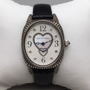 Judith Ripka Watch Women 29mm 925 Sterling Silver Sunburst Dial MOP New Battery - Picture 1 of 15