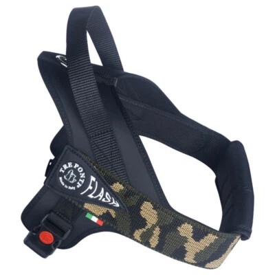 Tre Ponti TP1020 Linea Flash camouflage Hunde Geschirr, diverse Größen, NEU