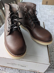 Bota Wolverine 1000 Mile Cuña Punta Lisa Cuero Horween Marrón Talla 10.5 D 2NDS - Imagen 1 de 6