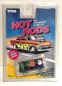 TYCO Hot Rods ‘57 Chevy VENOM HO Slot Car   MOC   NO.9073 