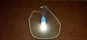 LED Hängeleuchte mit Zugschalter für Garten Schuppen Zelt Camping - Bild 1 von 4