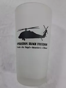 Operation Iraqi Freedom frosted tumbler - Picture 1 of 2